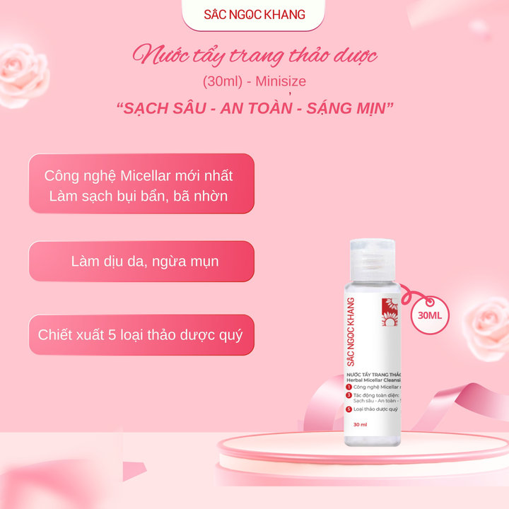 Alternative view of Nước Tẩy Trang 30g (size Du Lịch) - Sắc Ngọc Khang