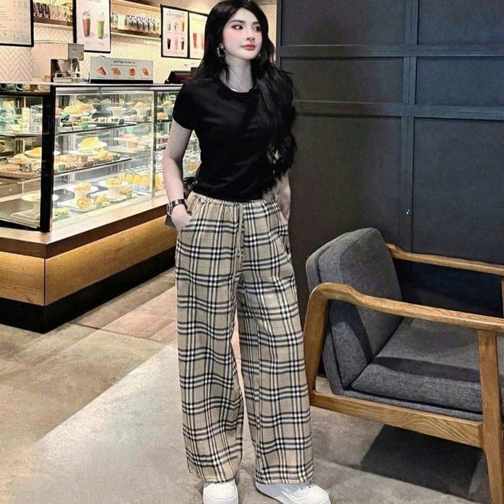 Alternative view of Các Set Quần Rộng Mix Áo Croptop Nhiều Mẫu Đa Dạng