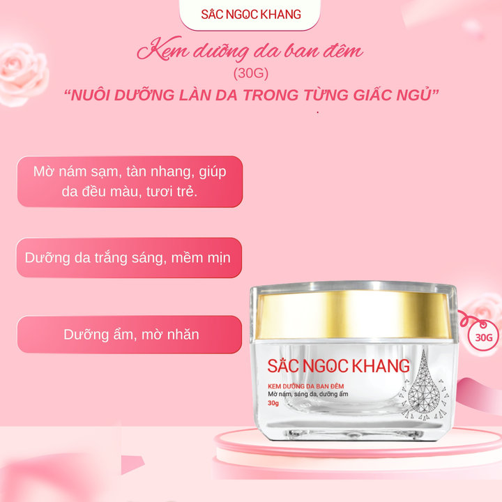 Alternative view of Combo Kem Dưỡng Da Ngày Và Đêm - Mờ Nám & Dưỡng Trắng - Sắc Ngọc Khang