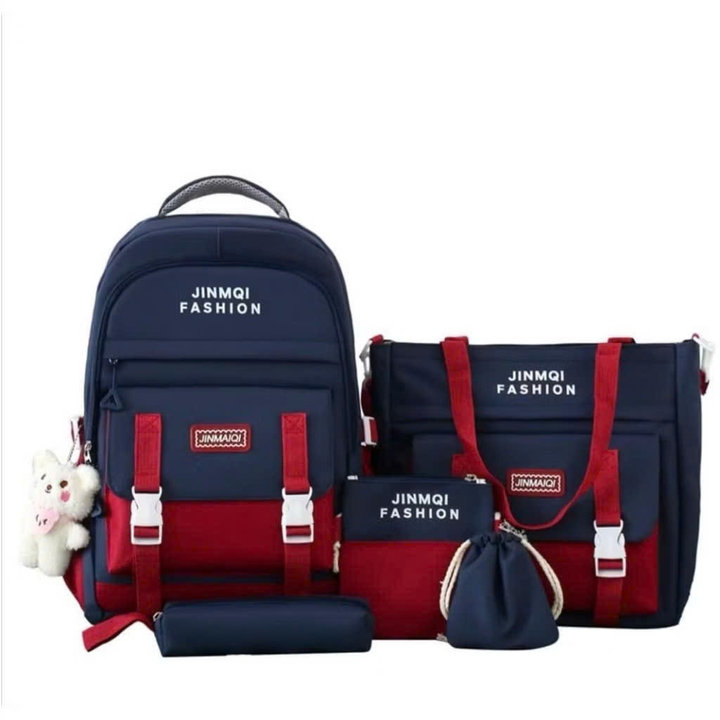 Alternative view of Set Balo 4 Món Đi Học Phối Màu Jinmaiqi Bag Vừa A4 Gd56e- Nana House