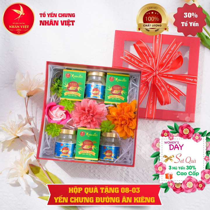 Alternative view of Quà Tặng Quốc Tế Phụ Nữ 8/3 Yến Sào Nhân Việt - Mẫu 03 - Nhân Việt
