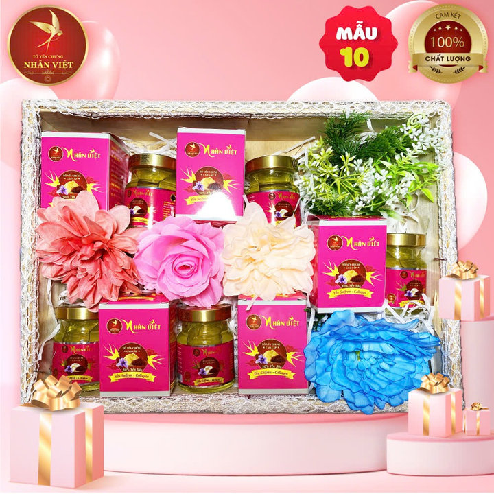 Alternative view of Quà Tặng Quốc Tế Phụ Nữ 8/3 Yến Sào Nhân Việt - Mẫu 10 - Nhân Việt