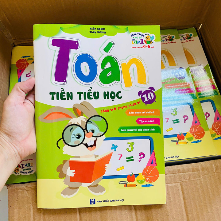 Sách Toán Tiền Tiểu Học Cộng Trừ Trong Phạm Vi 10 004 - Lady's Passion