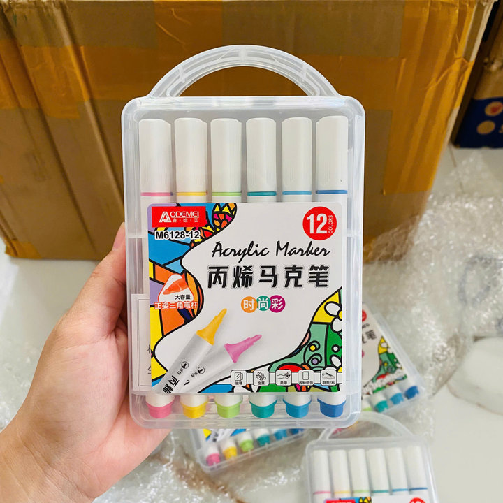 Alternative view of Hộp 12 Màu Vẽ Acrylic Maker 019 - Lady's Passion