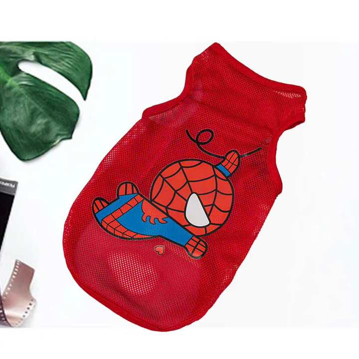 Áo Lưới Người Nhện Mát Mẻ Từ 0.5-10kg Cho Chó Mèo