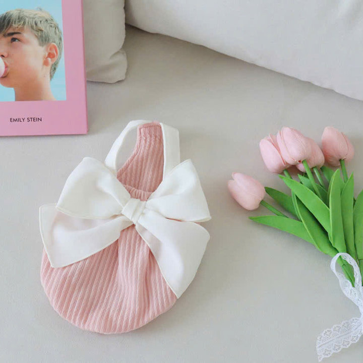 Váy Hồng Nơ Xinh Từ 1-7kg Dành Cho Chó Mèo