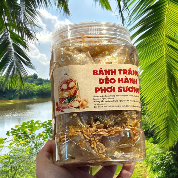 Bánh Tráng Dẻo Hành Ớt, Ăn Là Ghiền 400g - Winnie House