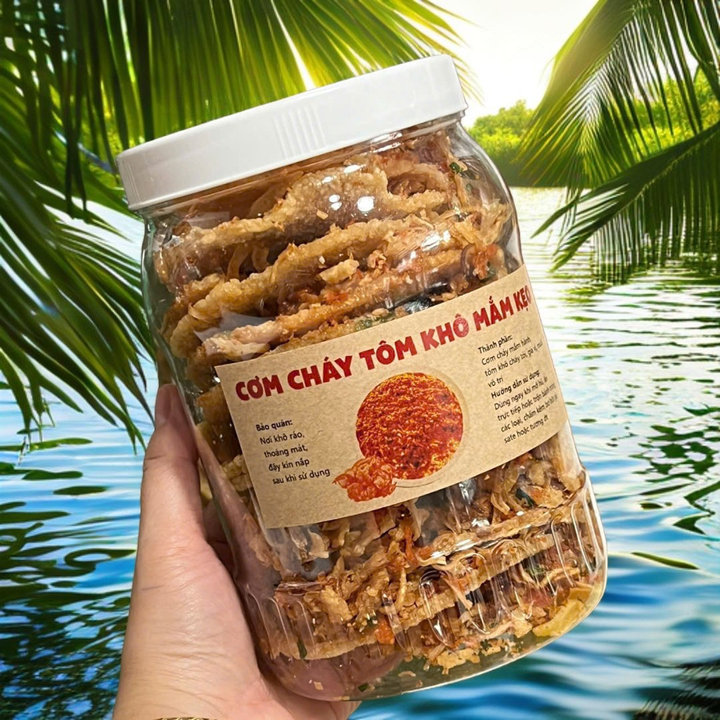 Cơm Cháy Tôm Khô Mắm Kẹo: Đậm Đà Hương Vị Việt 500g - Winnie House