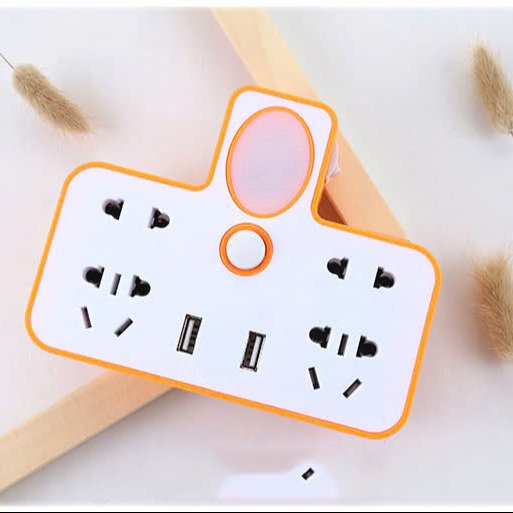 Alternative view of Chia Ổ Điện Kiêm Đèn Ngủ Có 2 Usb Sạc Điện Thoại - Su