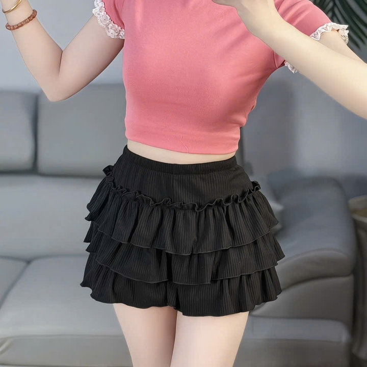 Alternative view of Quần Váy Gân Len Tầng - Lê Phương Boutique