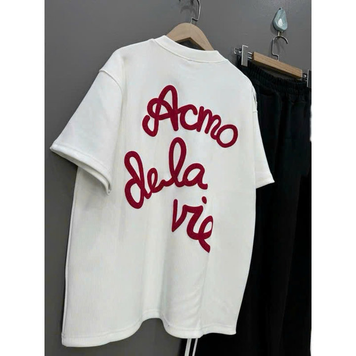Alternative view of Sét Bộ Quần Áo Dela Unisex Form Rộng Gồm Quần Ống Suông + Mix Áo Phông Dela Cotton Mềm Mịn Mặc Mát