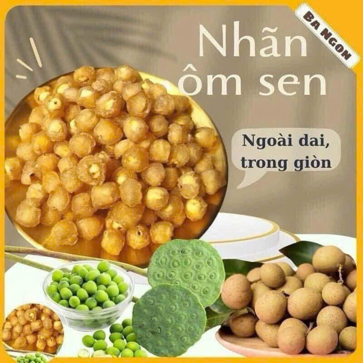 Long Nhãn Ôm Sen - Món Quà Sức Khỏe, Đậm Đà Hương Vị Truyền Thống 300g - Winnie House