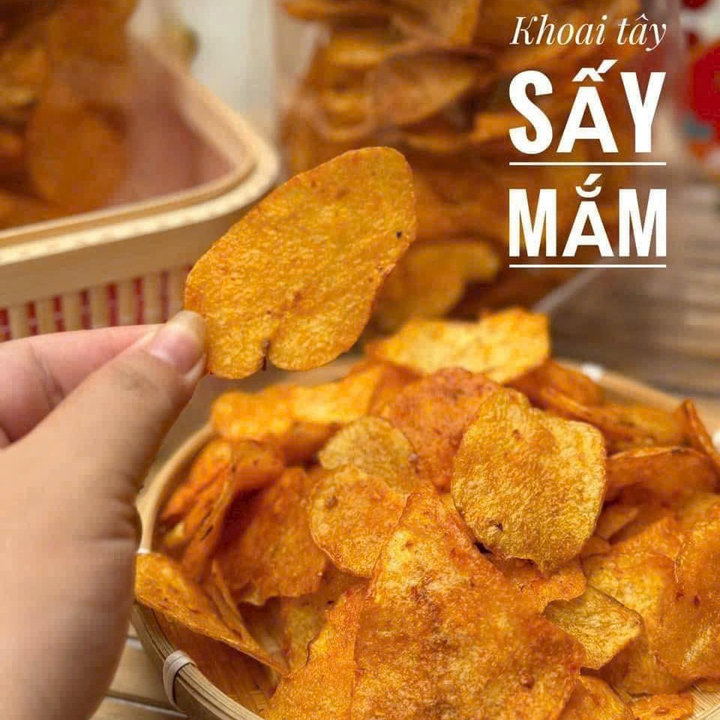 Khoai Tây Sấy Mắm – Giòn Rụm, Càng Ăn Càng Ghiền 250g - Winnie House