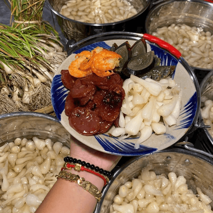Củ Kiệu Ngâm Đường Chua Ngọt Cực Bắt 800g - Winnie House