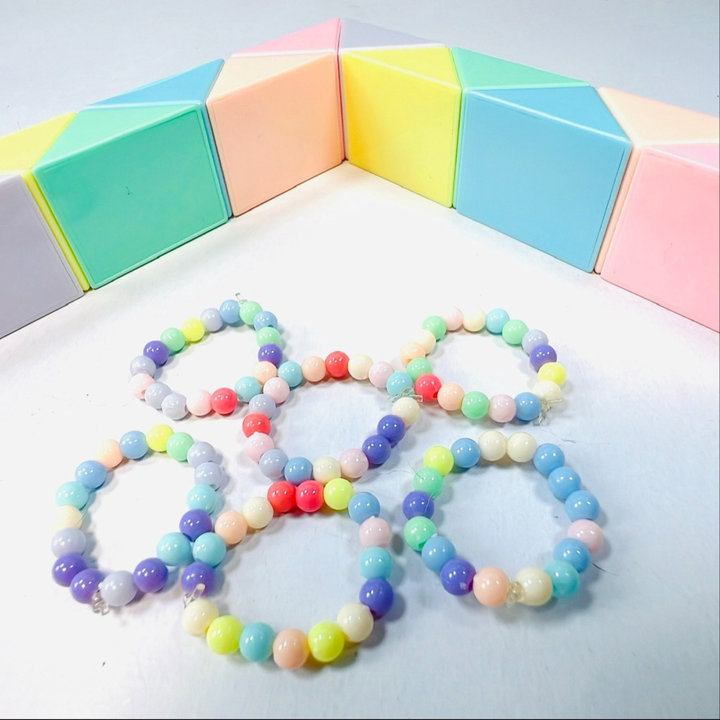 Nhẫn Handmade Ngọc Trai Nhựa Mã 03 Siêu Xinh Hạt Màu Đa Dạng