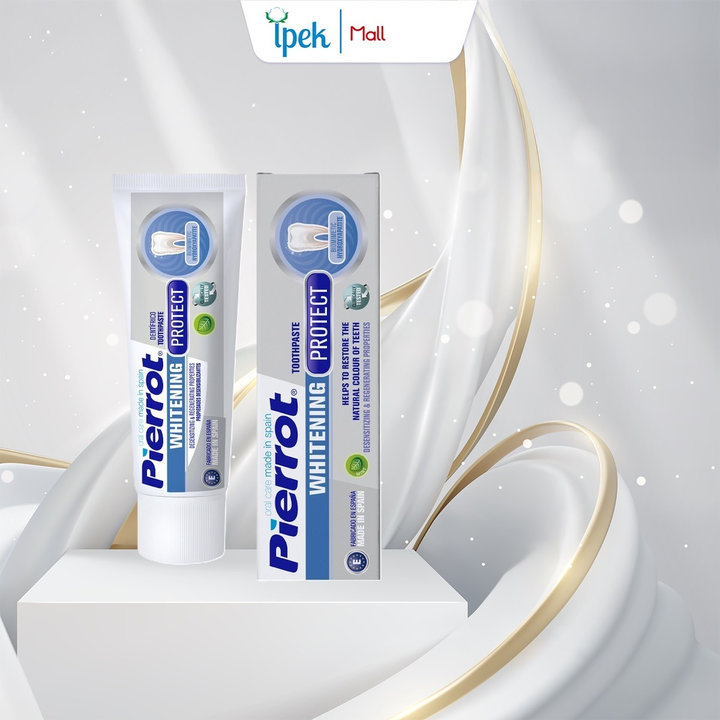 [ Mua 2 Tặng 1 Bàn Chải ] Kem Đánh Răng Pierrot Whitening Trắng Răng Tự Nhiên 75ml