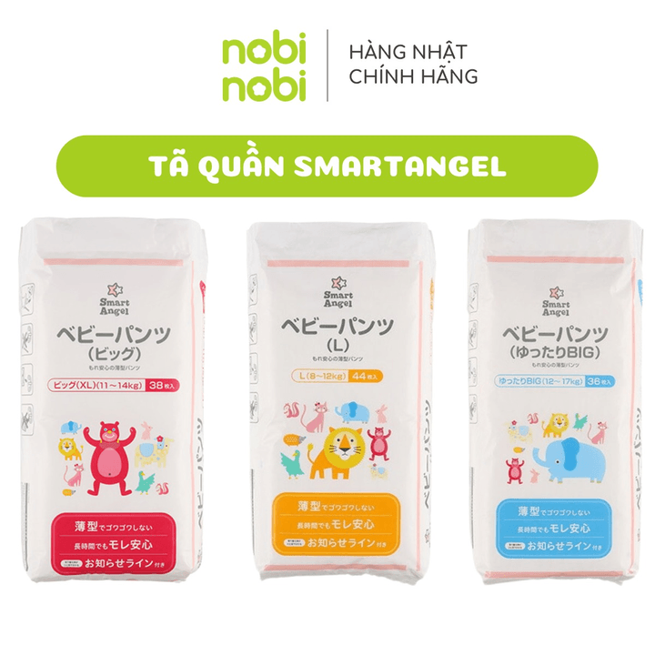 Alternative view of Bỉm Tã Quần Smartangel Thoáng Khí Và Thấm Hút Cho Bé (hàng Nội Địa Nhật)