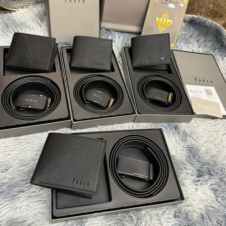 Set Quà Tặng Ví Da + Thắt Lưng Cao Cấp Fullbox Kèm Túi Xách Wh783 - Winnie House