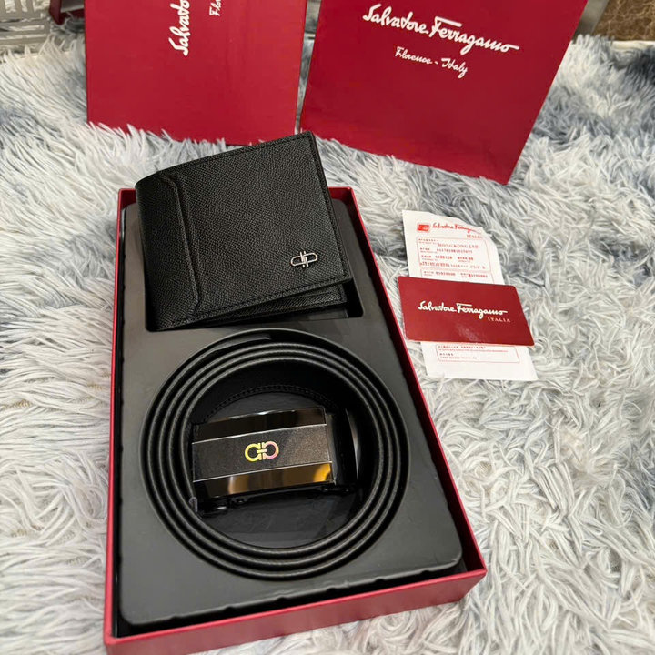 Alternative view of Set Quà Tặng Ví Da + Thắt Lưng Fullbox Kèm Túi Xách Đẳng Cấp Pp784 - Pipi Store