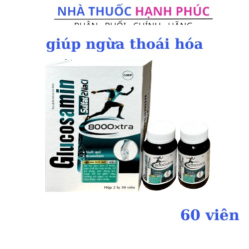 Viên Uống Glucosamin Sulfat 2nacl 800.oxtra Giúp Ngừa Thoái Hóa Khớp Hộp 60 Viên - Fusi