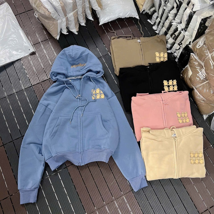 Alternative view of Áo Khoác Hoodie Nỉ Họa Tiết Magoobear Dễ Thương - Htm Fashion