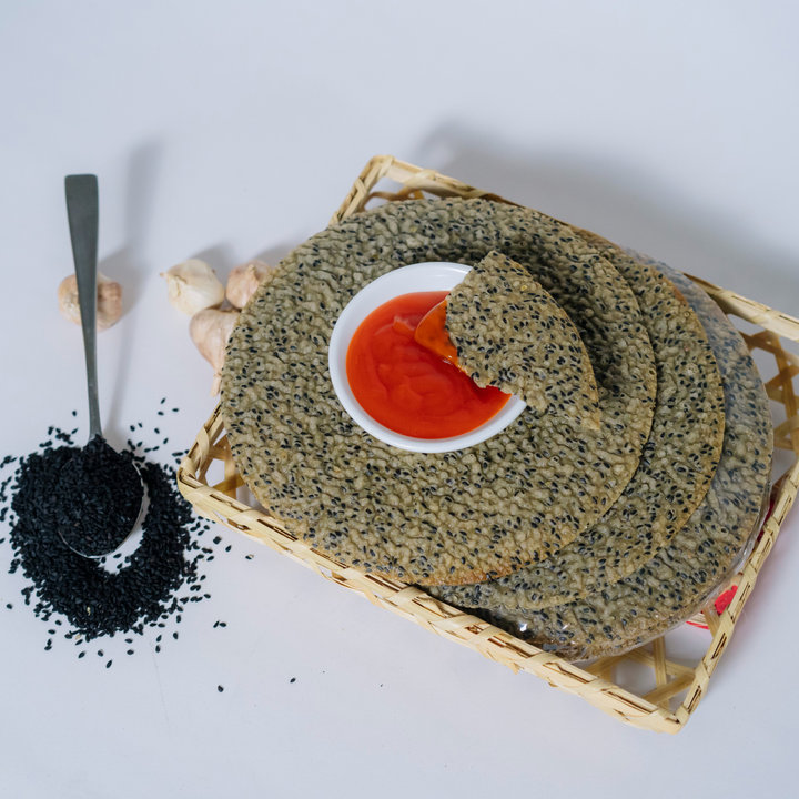 Alternative view of (combo 30 Cái) Bánh Đa Vừng Đen - Lương Sơn