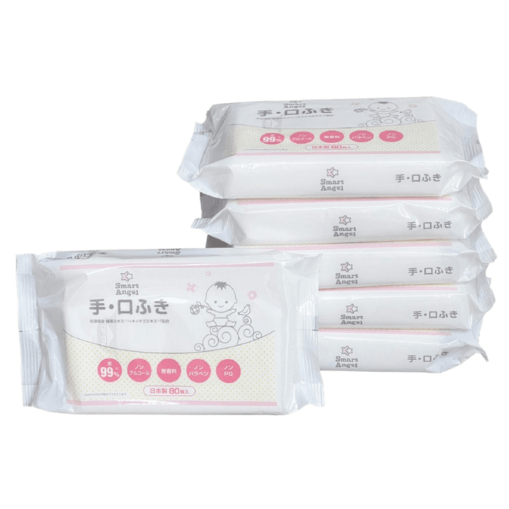 Alternative view of Combo 5 Tặng 1 Khăn Giấy Ướt Smartangel Chiết Xuất Từ Nước Tinh Khiết Không Mùi Cho Bé (80 Miếng X 1 Gói)