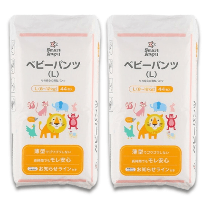Alternative view of Combo 2 Tã/bỉm Quần Smart Angel Cho Bé Từ 8-12kg 44 Miếng (hàng Nội Địa Nhật)