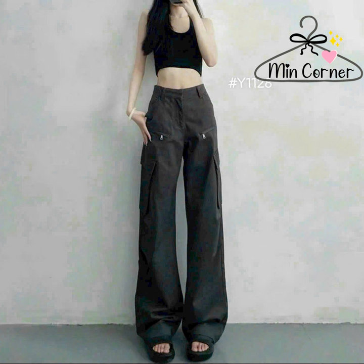 🌸quần Kaki Túi Hộp 2 Cơi Khoá Mq219 - Min Corner