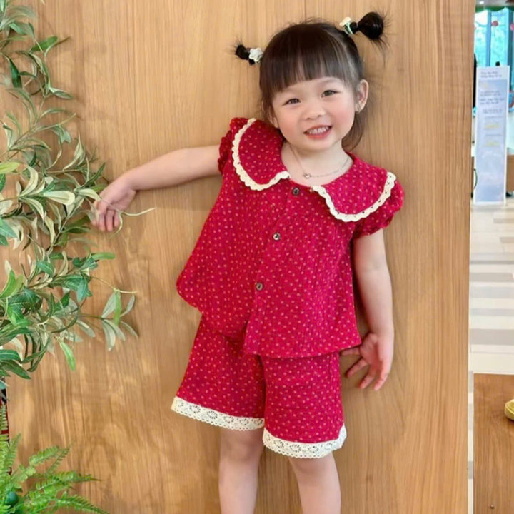 Set Quần Áo Bé Gái Mềm Mại Thoáng Mát Dành Cho Bé Gái