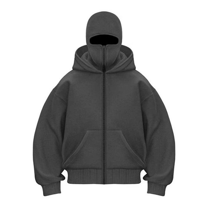 Áo Khoác 2 Mũ Ninjia Vải Nỉ Ngoại Dày Dặn Kín Mặt Chống Nắng Tốt Unisex Nam Nữ Tp34 - Golden Dream