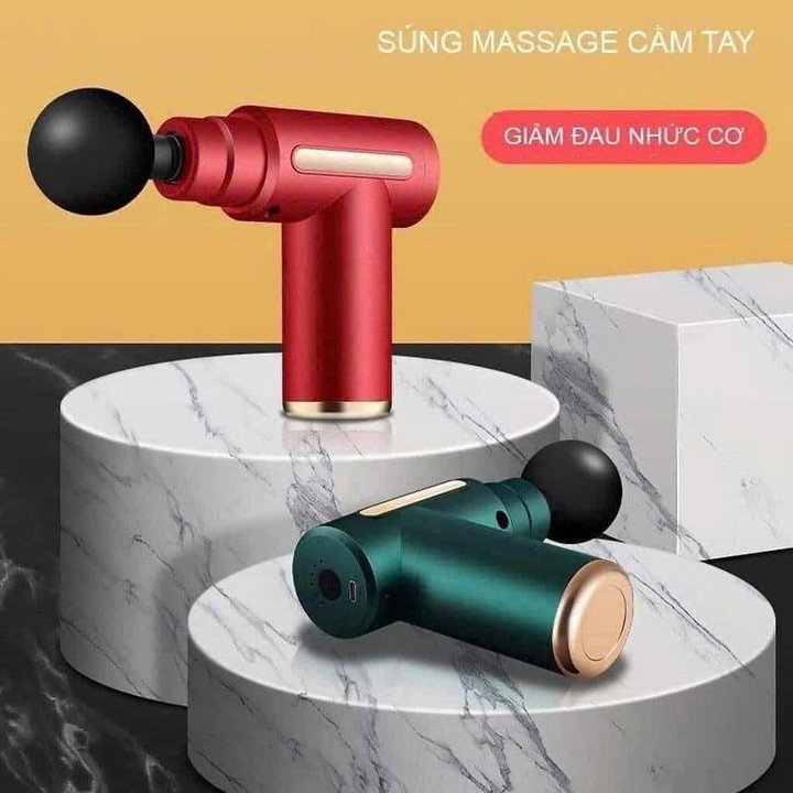 Sú''ng Masage Cổ Vai Gáy, Đấm Lưng Cầm Tay Tiện Ích