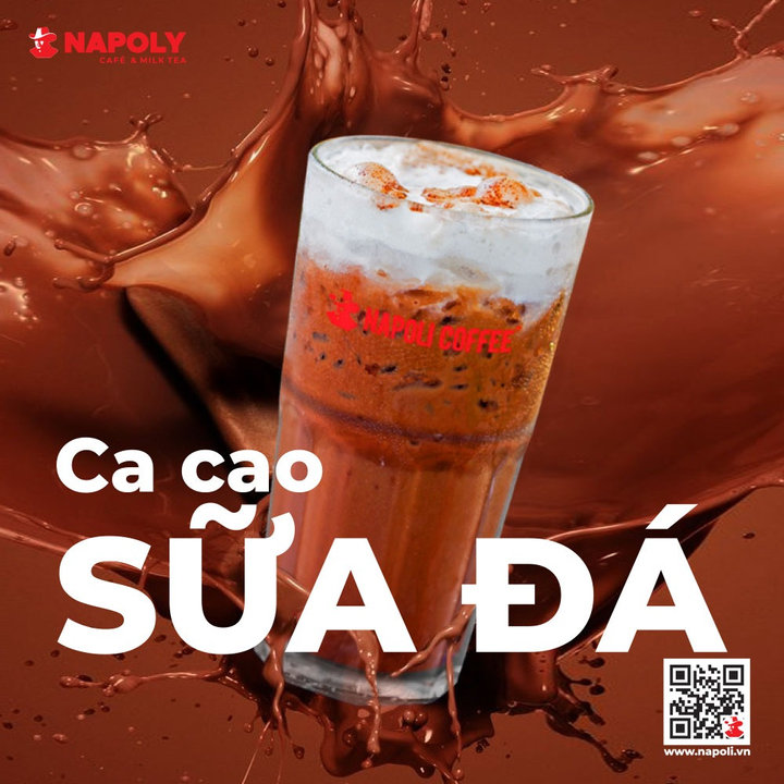 Alternative view of [hộp] Cacao Hoà Tan 6in1 - Napoli Coffee - 10 Gói/hộp