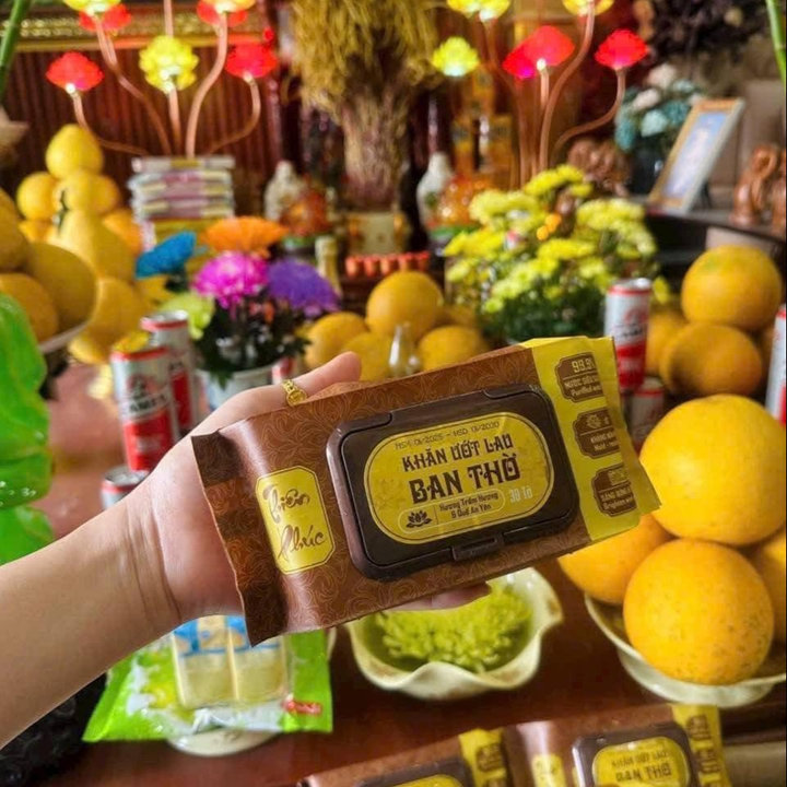Giấy Ướt Lau Ban Thờ Thiên Phúc