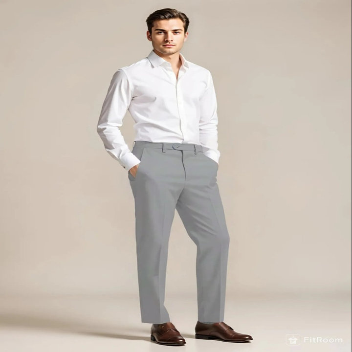 Alternative view of Quần Âu Nam Chun Ẩn Vải Coton Lì Co Giãn Cao Cấp - Men's Style