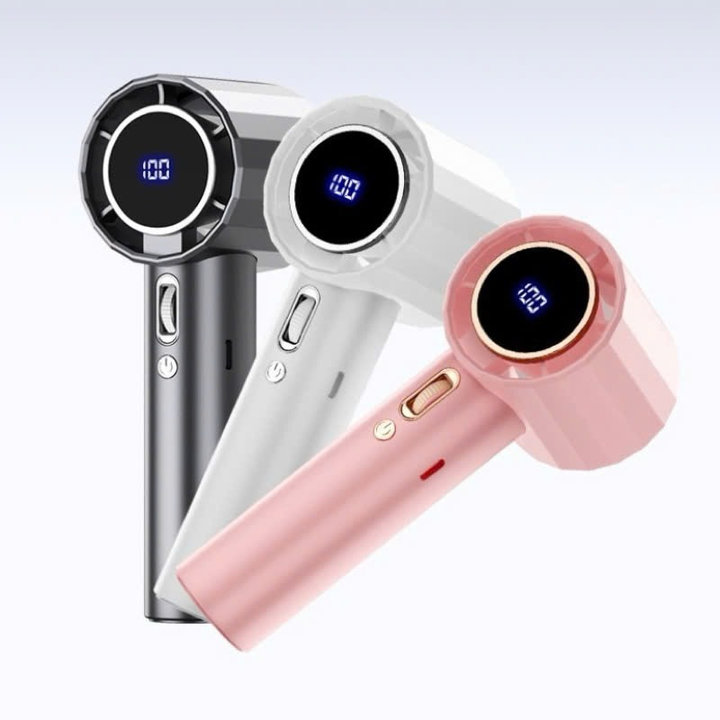 Alternative view of Quạt Tích Điện Hiển Thị Đèn Led Với 100 Mức Gió Veeco Vmf-05 - Gdn
