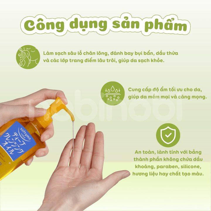 Alternative view of (chính Hãng) Dầu Tẩy Trang Kose Softymo Làm Sạch Sâu Và Dưỡng Trắng Mịn