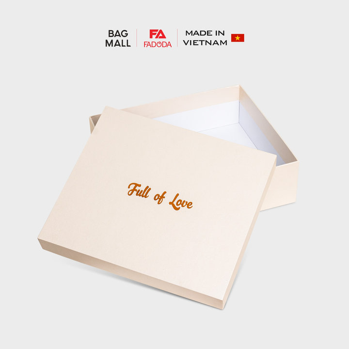 Hộp Quà Basic Hiện Đại Fadoda H30 Màu Kem