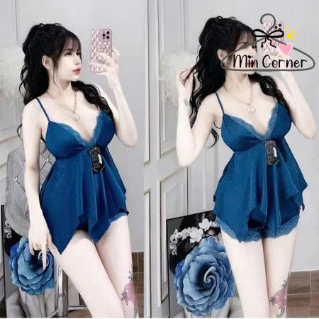 Alternative view of Áo Sơ Mi Tay Lỡ Cách Điệu Chất Lụa Mềm Mịn Mát Ms100 - Min Corner