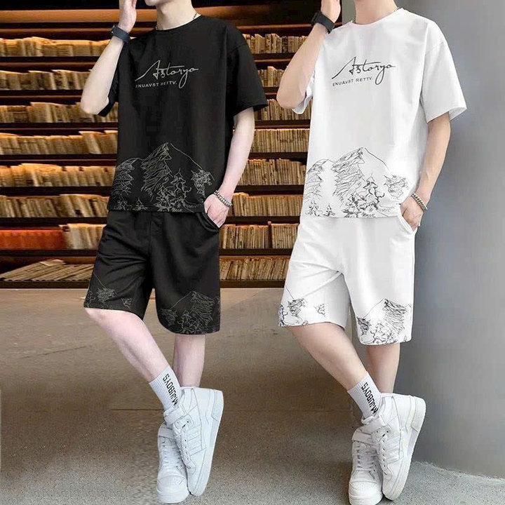 Đồ Bộ Nam Vải Thun Lạnh In Hình Núi Astoo Rộng Rãi Thoáng Mát Tp29 - Golden Dream