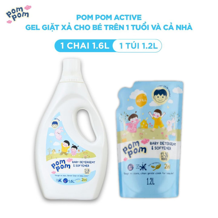 Alternative view of [combo Refill] - Dành Cho Cả Nhà - Gel Giặt Xả 2in1"lành" - Sạch Sâu Vết Bẩn - Dưỡng Mới Vải - Lưu Hương Tích Hợp Kháng Khuẩn An Toàn Cho Đồ Lót
