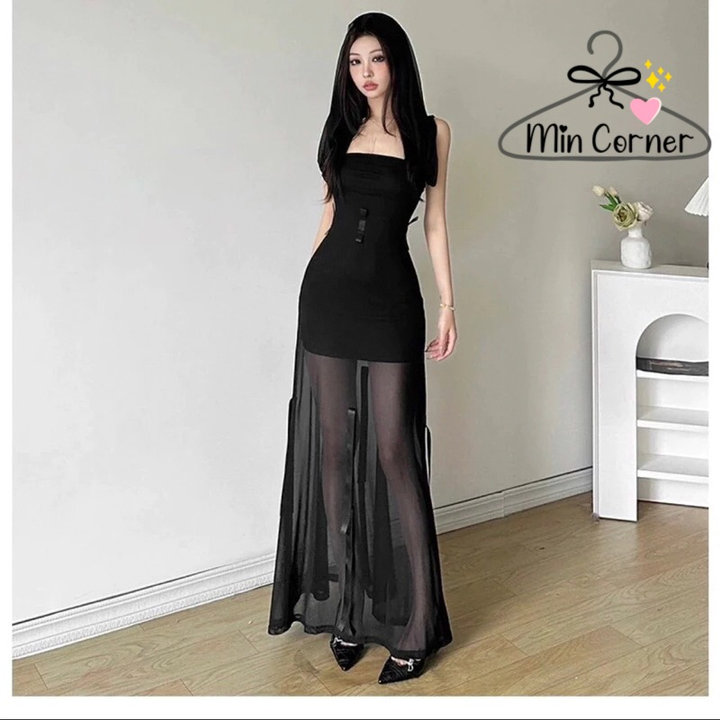 Đầm Lưới Dài Taobao Mặc Nhiều Kiểu Md277 - Min Corrner