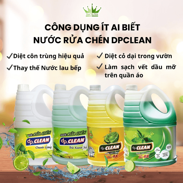 Alternative view of Nước Rửa Chén Dpclean 3,8l – Sahaka