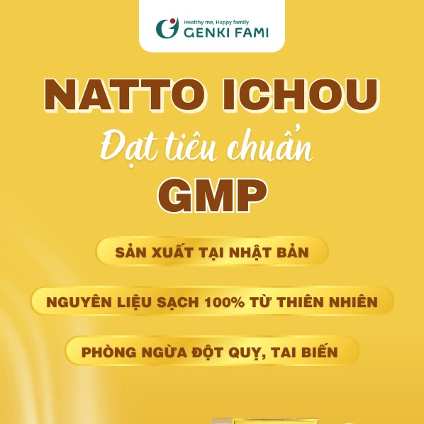 Alternative view of Viên Uống Ngăn Ngừa Đột Quỵ Và Bổ Não Nattou Ichou Nhật Bản - Dạng Túi 30 Viên (10-15 Ngày)