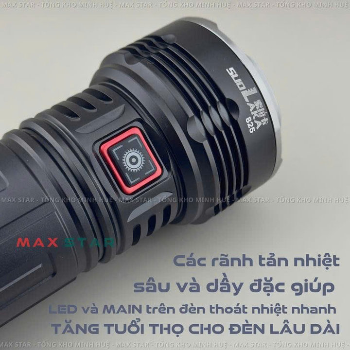 Alternative view of Đèn Pin Cầm Tay Laka825 Siêu Sáng Vỏ Nhôm Chống Nước Pin Trâu Gd247 - Lady's Passion