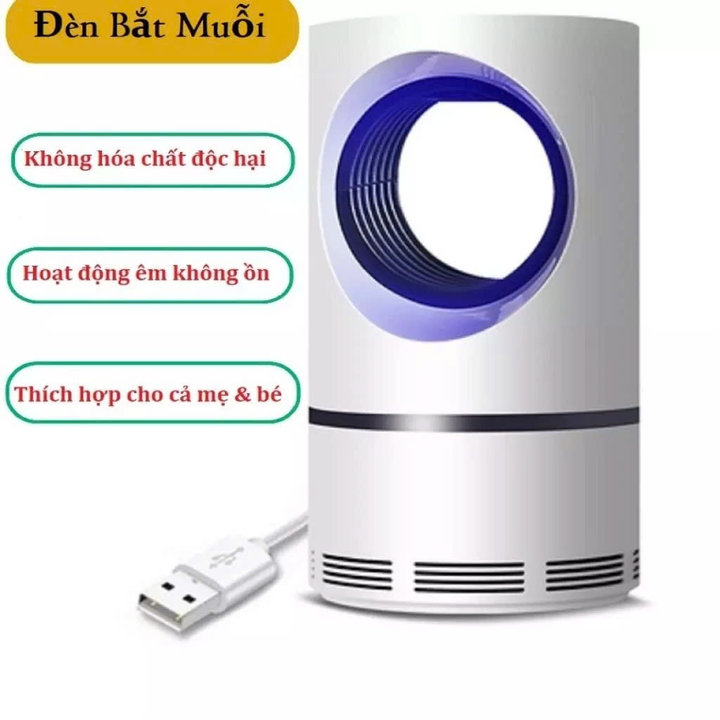 Alternative view of Đèn Bắt Muỗi Điện Tử Tròn Xử Dụng Tia Uv Hút Mũi - Đèn Bắt Muỗi Thế Hệ Mới Hiệu Quả Tốt Usb -gdn