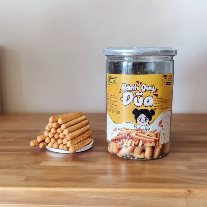 Bánh Quy Đũa Bơ Sữa Mặn Yumi Bánh Ngọt Ăn Vặt Giòn Xốp Thơm Ngon 200g