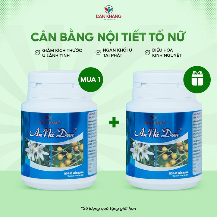 Viên Uống Hỗ Trợ Phòng Ngừa U Xơ U Nang An Nữ Đan - Dân Khang