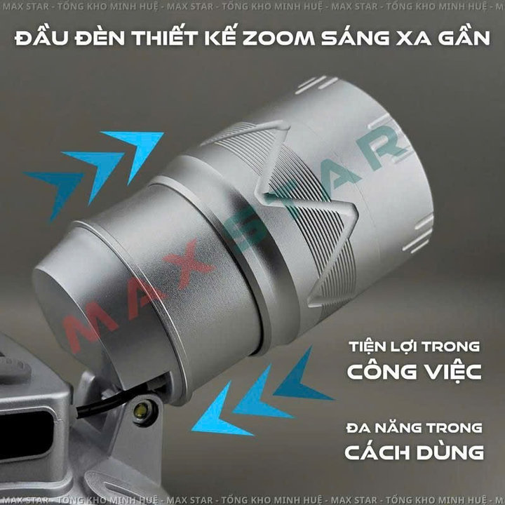 Alternative view of Đèn Pin Đội Đầu N-light Xj-9526s Siêu Sáng Zoom Xa Gần, Cảm Biến Vẫy Tay, Pin 15000mah Gd251 - Lady's Passion