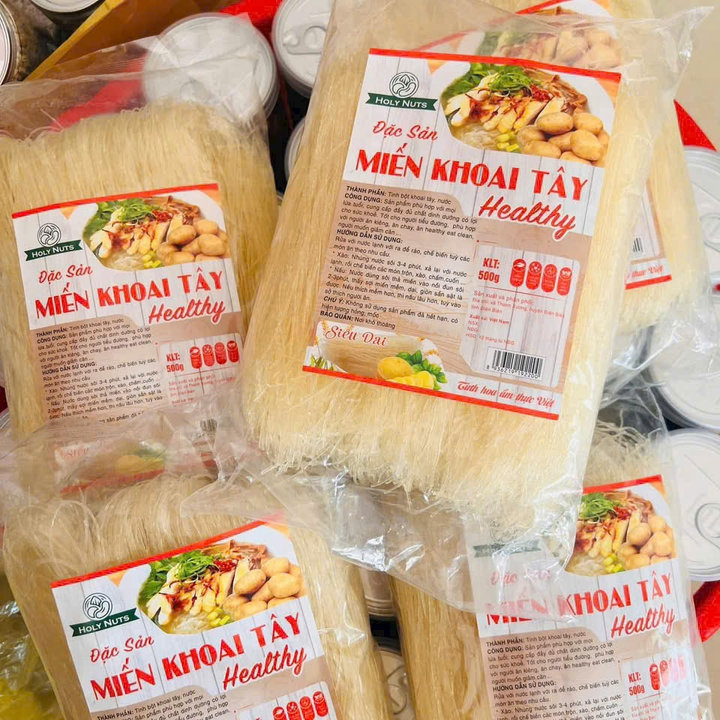 Miến Khoai Tây Nguyên Chất – Ăn Ngon Không Lo Ngán 500g - Winnie House